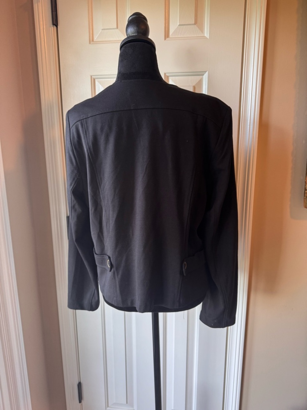 CAbi Ponte Moto Jacket - Asymmetrical Design - Black - Sz   x-large - Picture 7 of 11